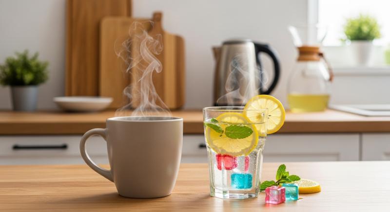 sicak soguk hidrasyon akisi sahnesi