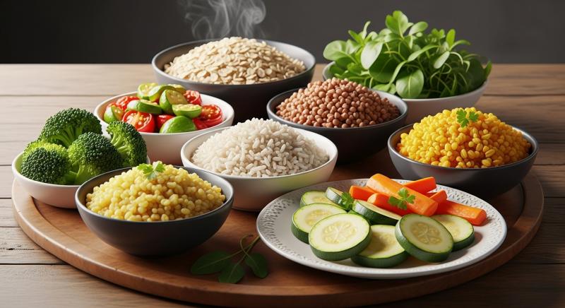 tam tahil ve sebze dengeli ogun