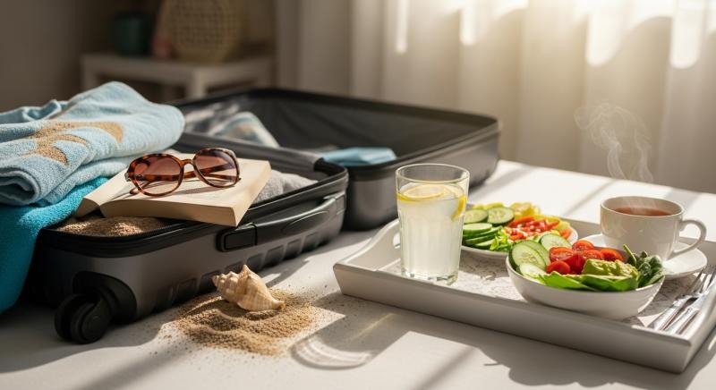 tatil donusunde sindirim dostu sakin gecis