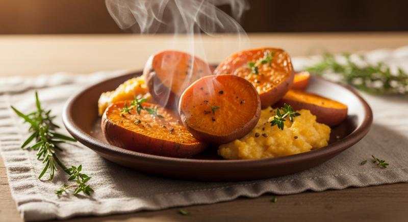 tatli patates dogal enerji ve besleyici doku