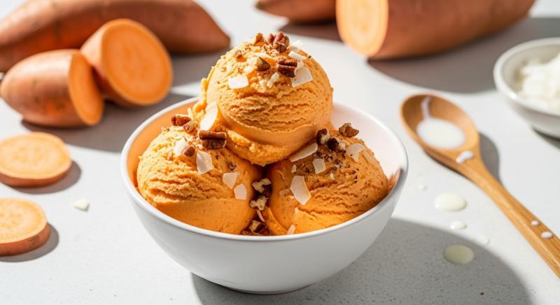 Tatlı Patatesli Vegan Dondurma Tarifi