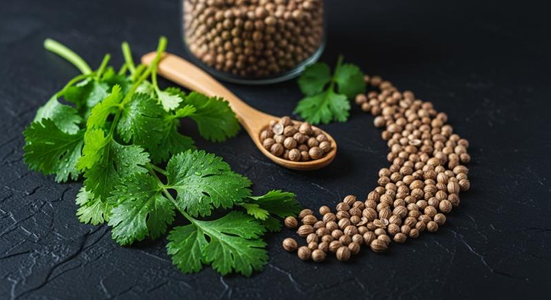 taze kisnis ve tohumlari aromatik sunum