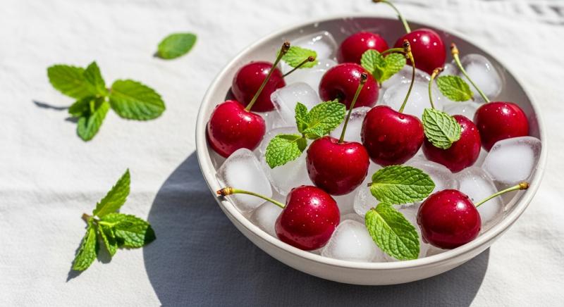 yaz detoksunda serinleten kiraz dokunusu