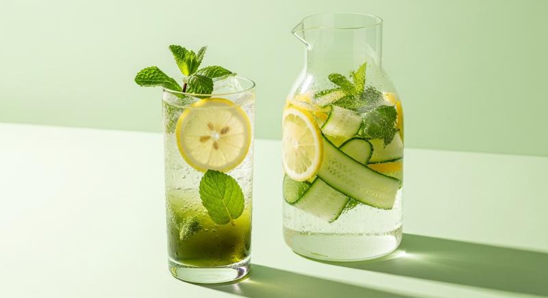 yesil cay soda limon denge ve ferahlik