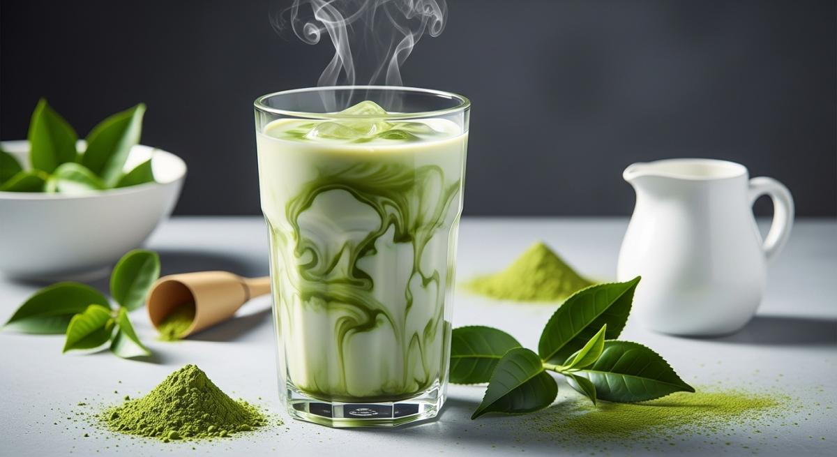 Yeşil Çay ve Sütle Hazırlanan Ferahlatıcı Tarif