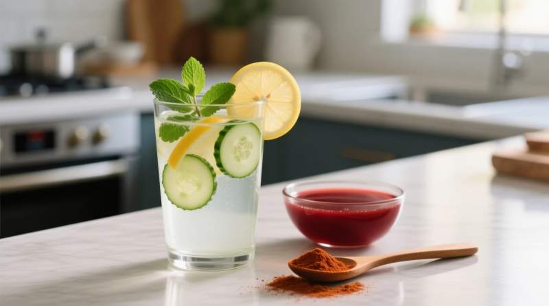 detoks suyu sumak aromatik hizli hazirlik