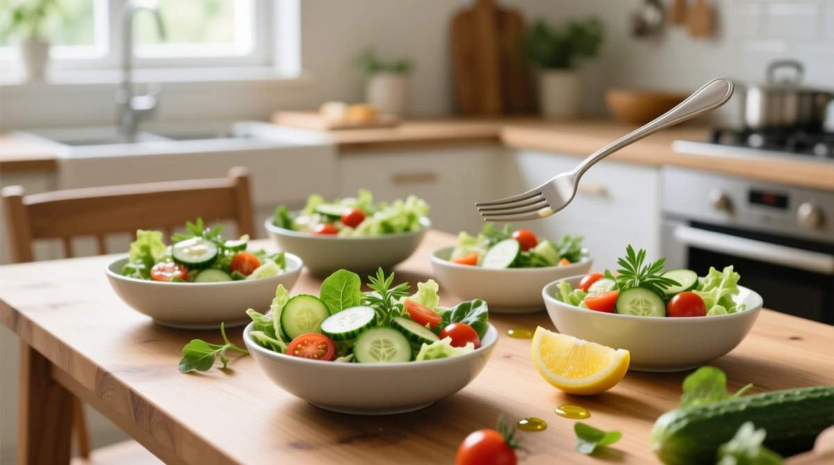Evde Kolayca Hazırlanan Hafif Salata Fikirleri