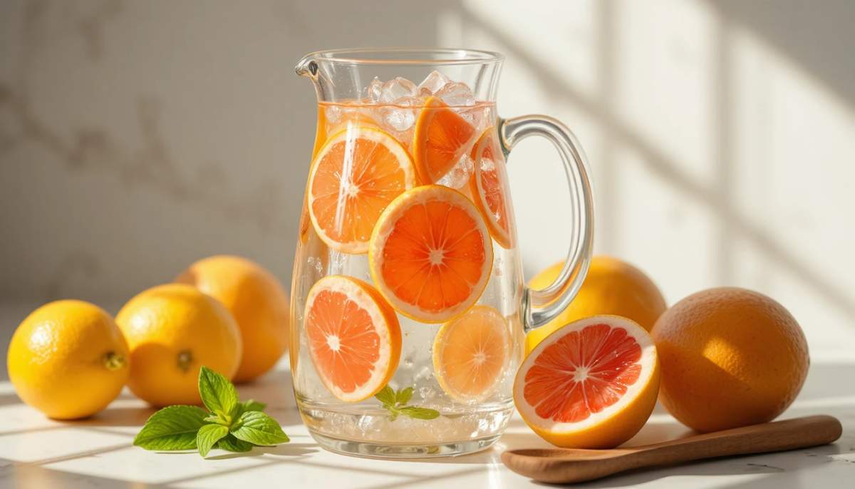 Greyfurt ve Limonla Hazırlanan Detoks Suyu Nasıl Yapılır
