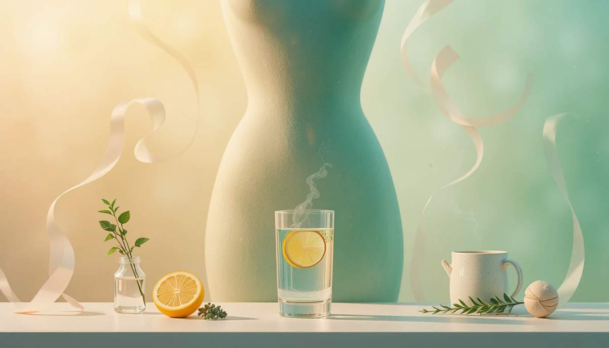 Göbek Basen Bölgesinde Hafiflik Hissini Destekleyen Detoks