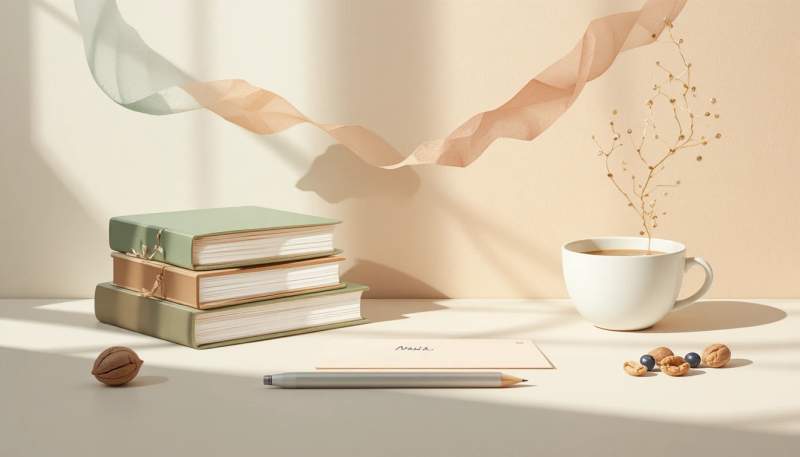 hafiza tekrar duzen editorial yaratici stilllife