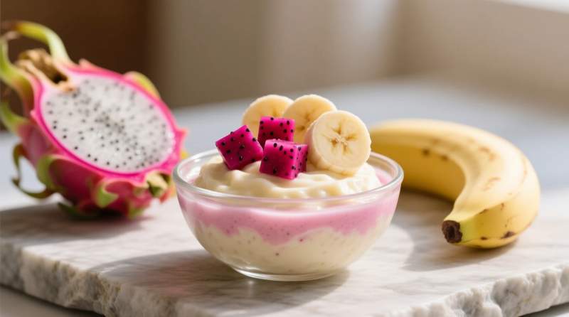 pitaya muz hafif tatli uyumlu gunluk