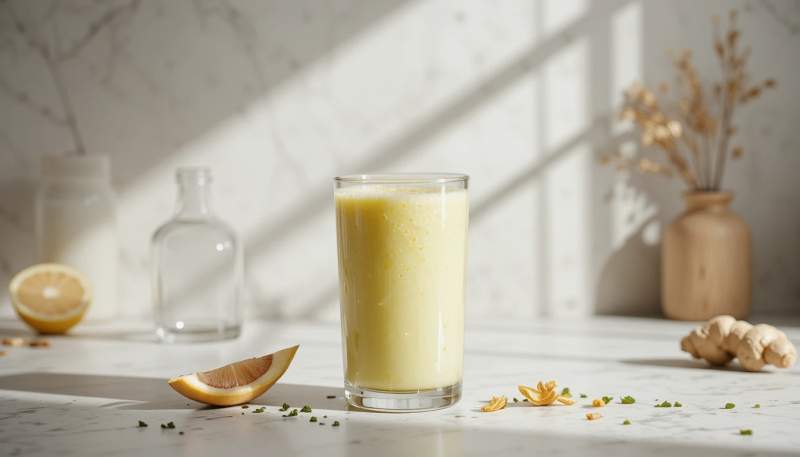 sade yapiyi koruyarak minimal degisikliklerle hazirlanan ferah smoothie gorseli