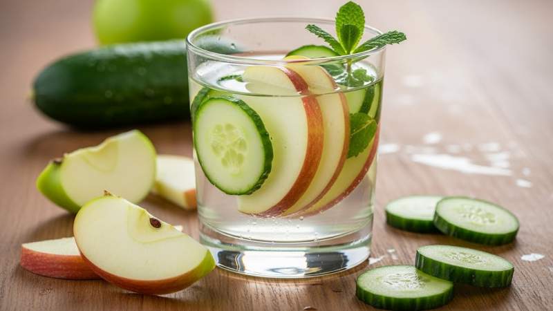 salatalik elma detoks suyu ferah sabah editorial