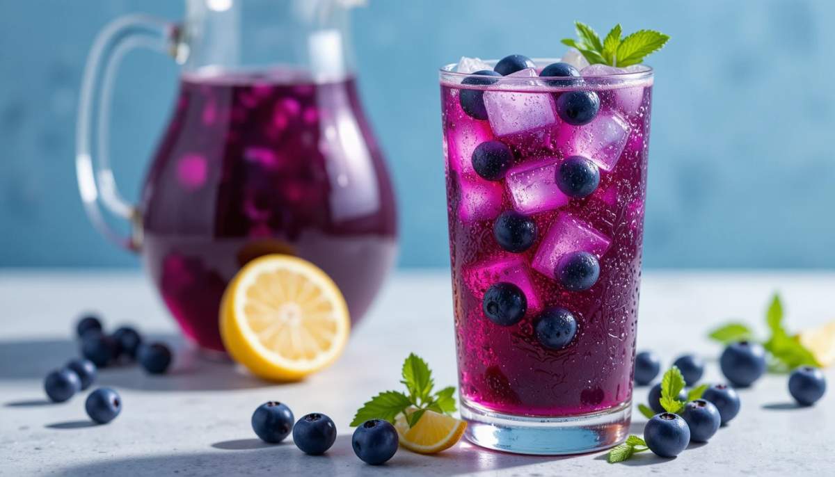 Yaban Mersinli Soğuk İçecek Pratik ve Hafif Bir Karışım