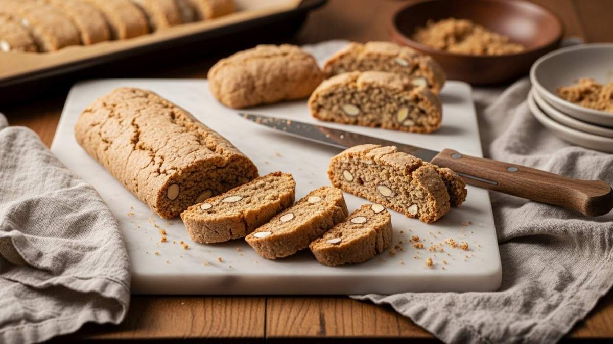 Sağlıklı ve Kıtır Badem Unlu Biscotti Tarifi ile Tanışın