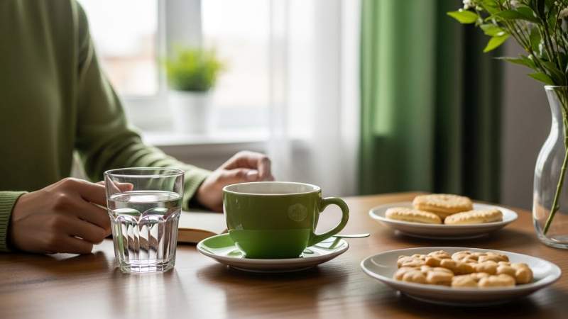 hafif arinma ve yesil cay dengesi