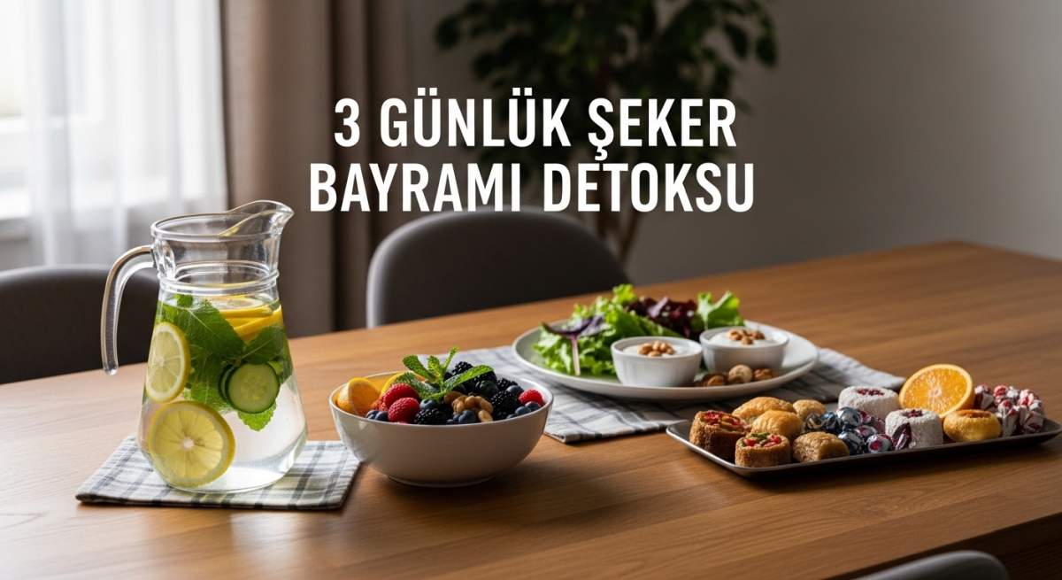 3 Günlük Şeker Bayramı Detoksu İle Hızlı Toparlanma