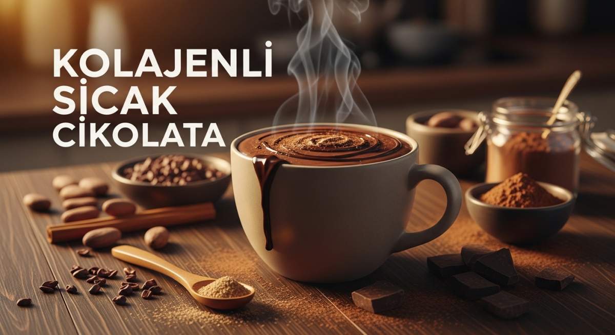 Kolajenli Sıcak Çikolata: Proteinli Detoks İçeceği