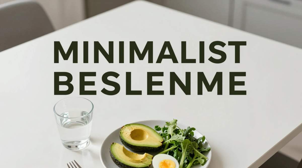 Minimalist Beslenme: Mutfakta Sadeleş Fazla Kaloriden Kurtul