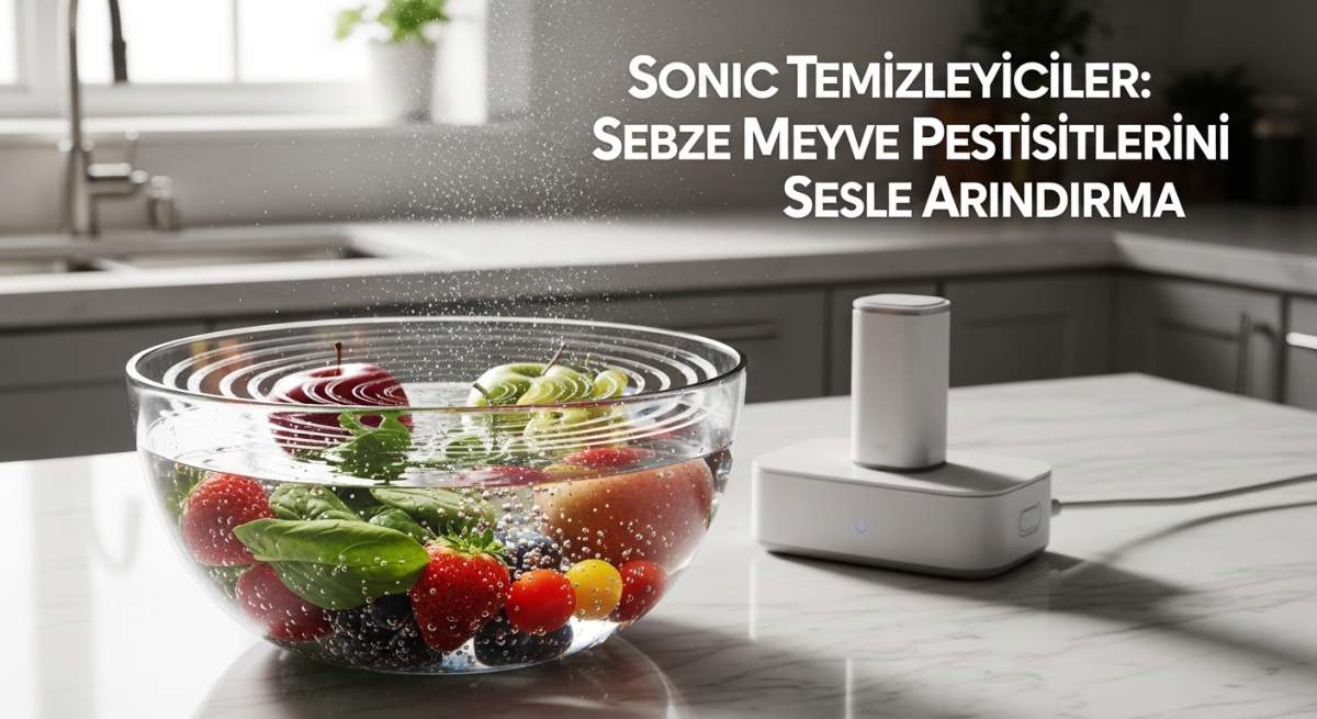 Sonic Temizleyiciler: Sebze Meyve Pestisitlerini Sesle Arındırma