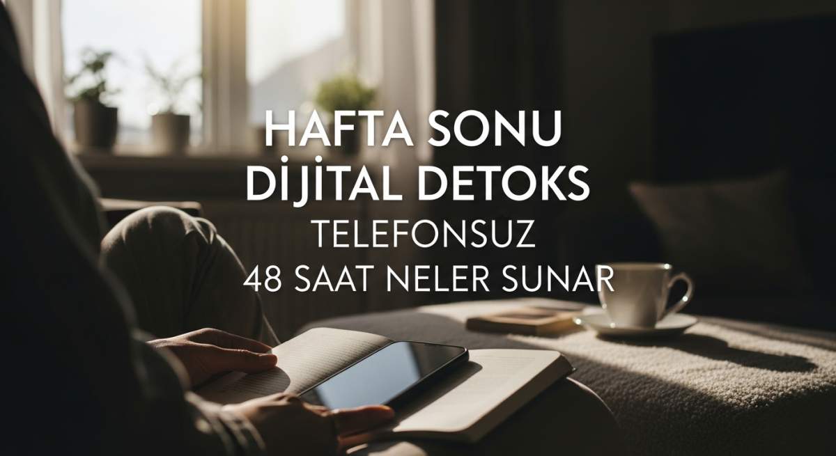 Hafta Sonu Dijital Detoks: Telefonsuz 48 Saat Neler Sunar?