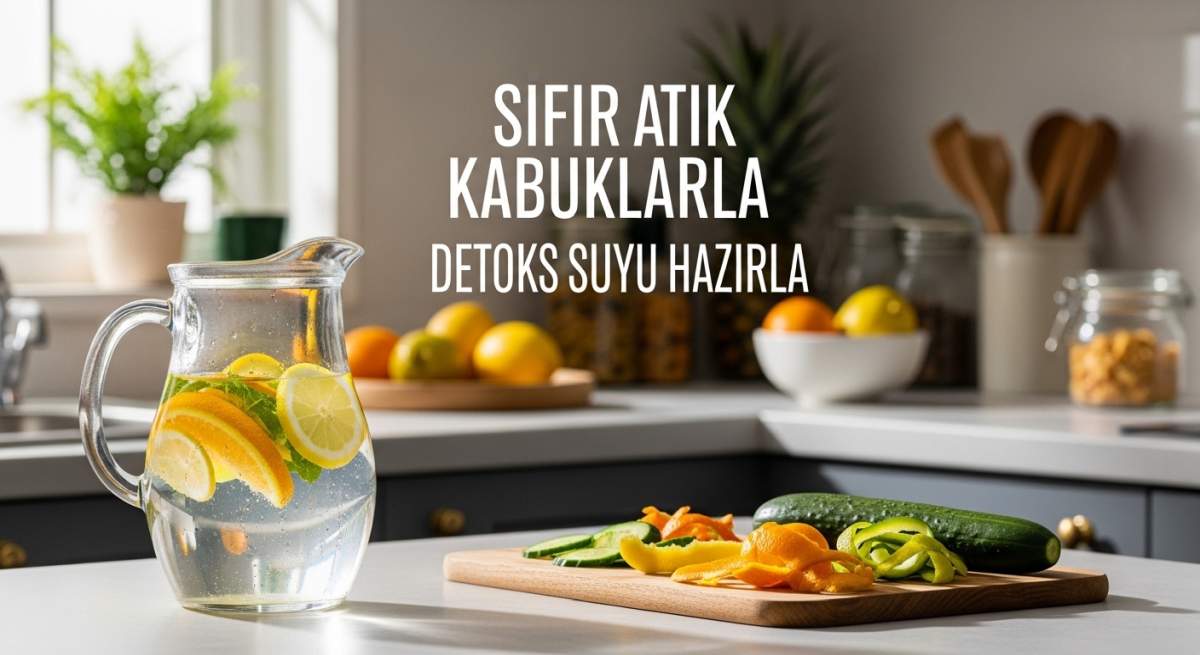 Sıfır Atık Mutfak: Kabuklarla Detoks Suyu Hazırlama Rehberi